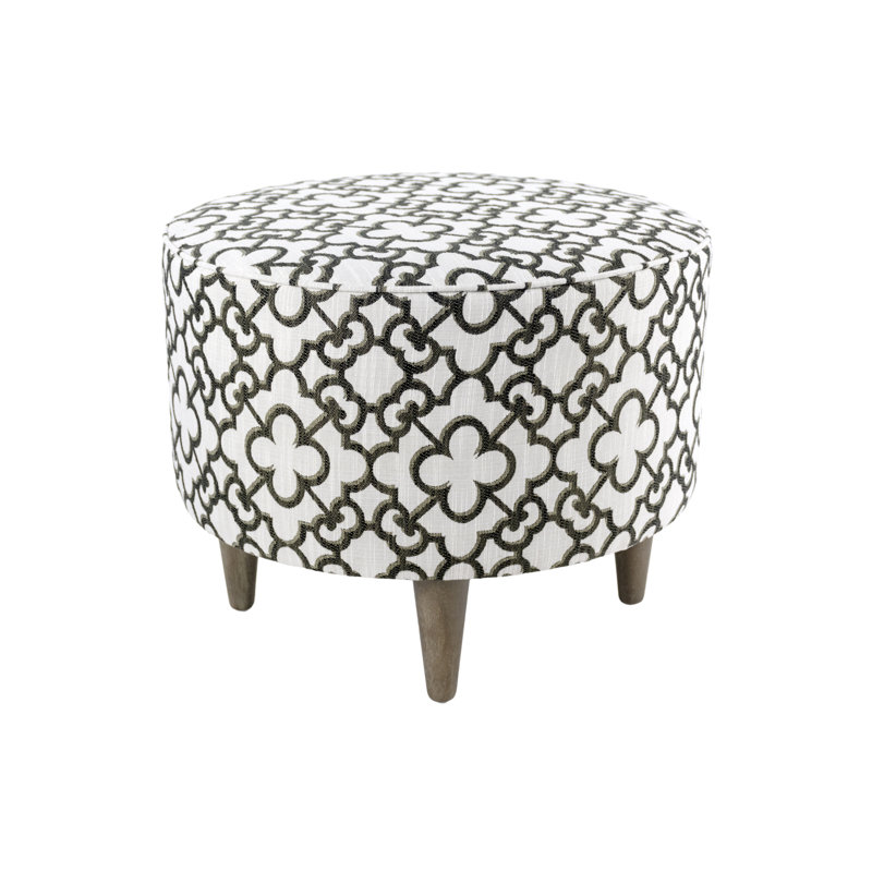 Repose-pieds, Bronze noir - beige