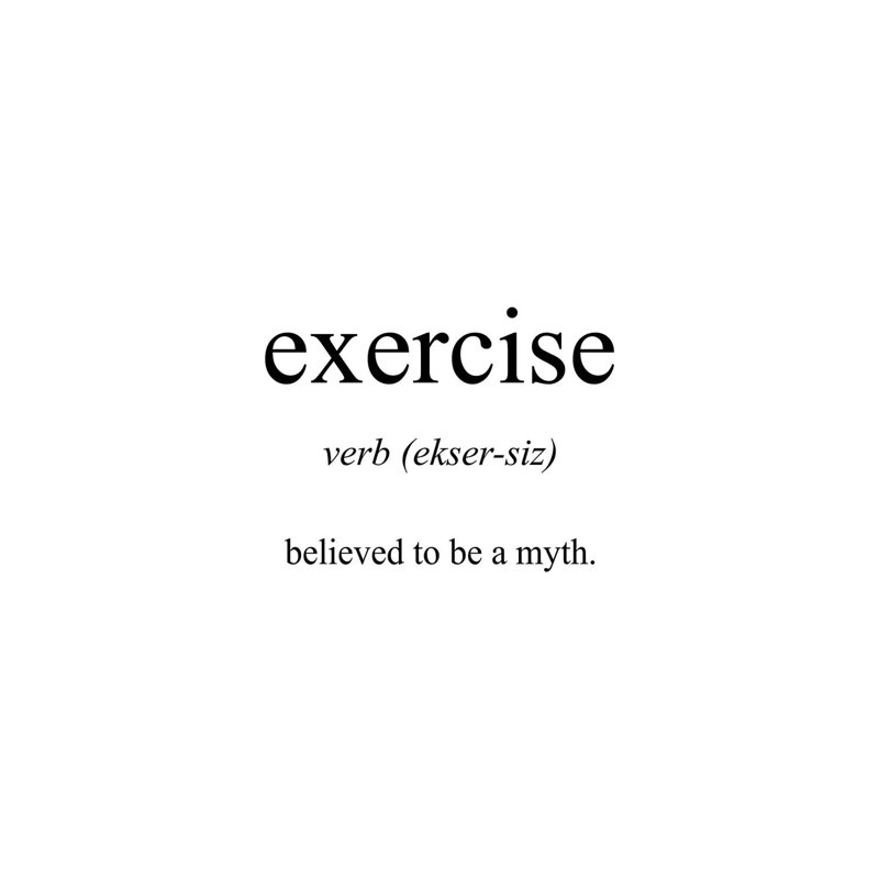 Exercise Meaning by Pixy Paper - Wrapped Canvas Print, 66.04 cm H x 45.72 cm W x 1.91 cm D