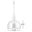 Linear Knurl 1 - Light LED Pendant-1419891211