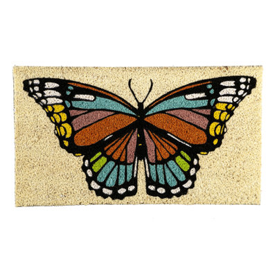 Mosco Butterfly Fields Outdoor Coir Mat