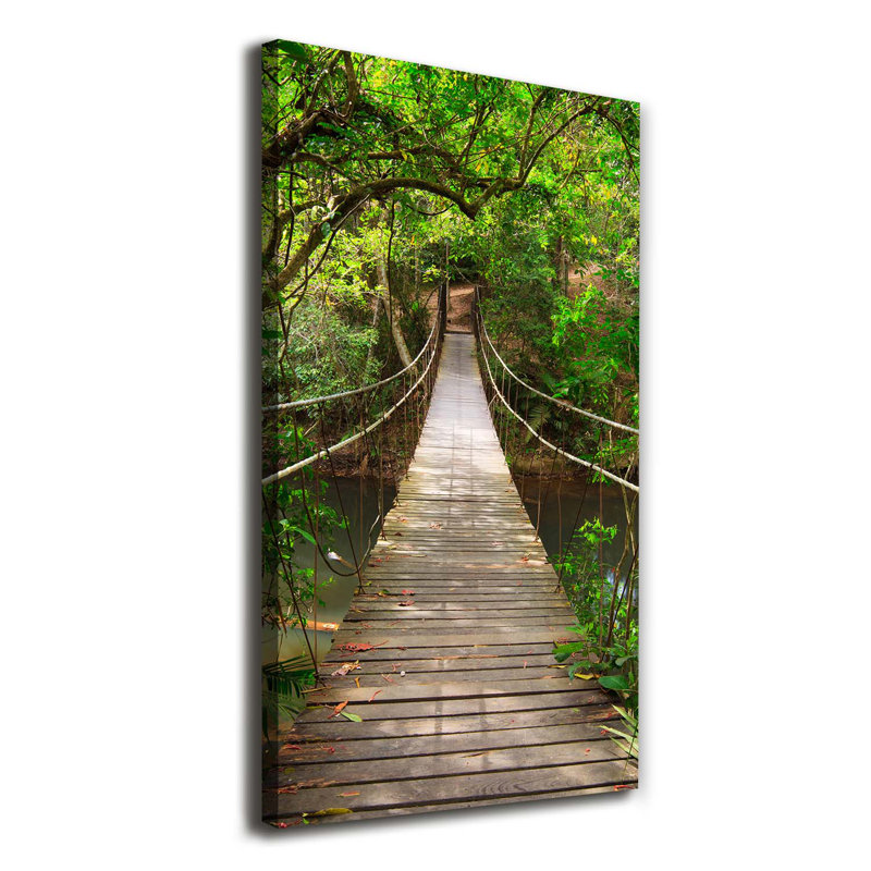 Suspension Bridge - Wrapped Canvas Print