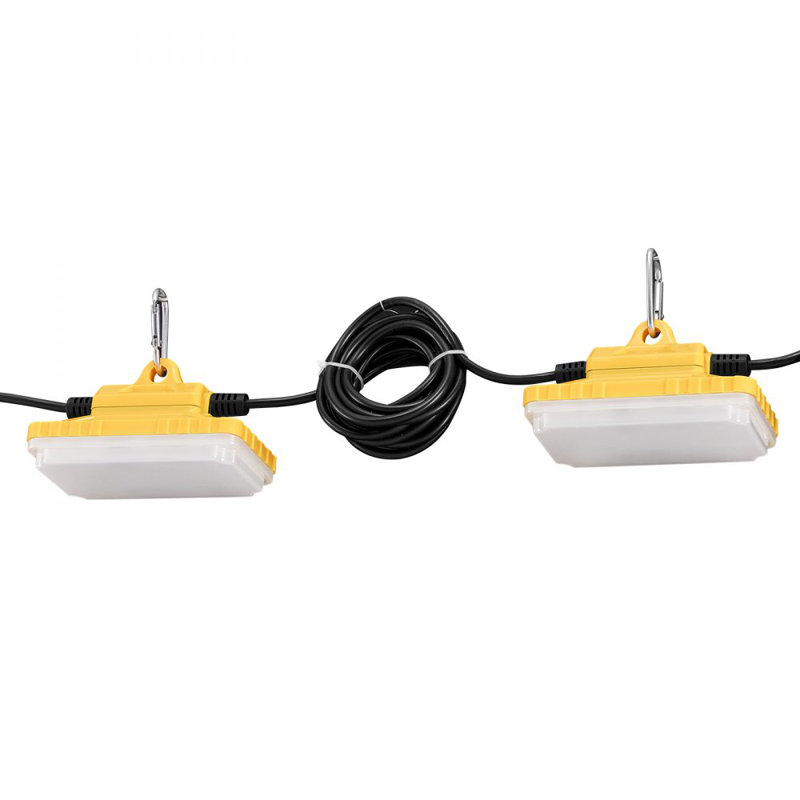 Guirlande de 50 lumières pour travaux de construction, 50 W, 7500 LM
