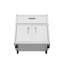 Armoire de garage roulante en blanc-1627022405