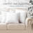 Premium Outdoor Pillow Inserts Pack Of 2 Square Form Water Resistant Polyester Throw Pillows Couch Sham Cushion Stuffer