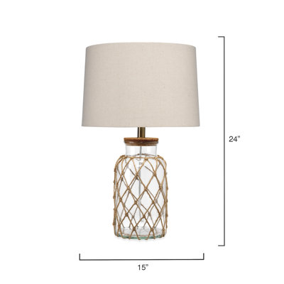 Antanisha Glass Table Lamp