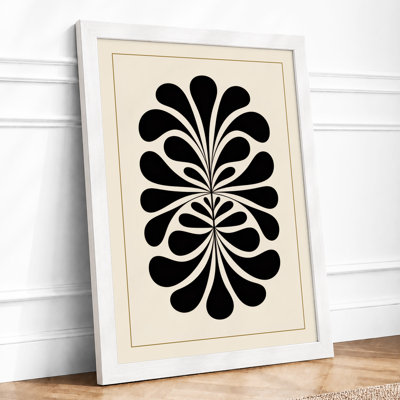 Symmetrical Stem Botanical - Framed Print
