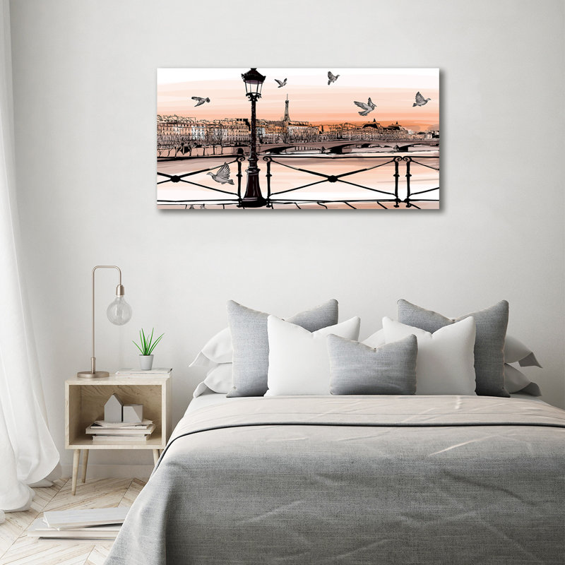 Twilight In Paris - Wrapped Canvas Print