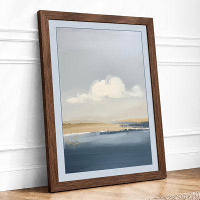 Quiet Dawn Coastal - Framed Print