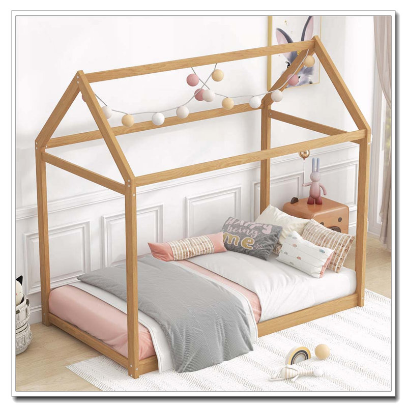 Lit simple en bois, Bois