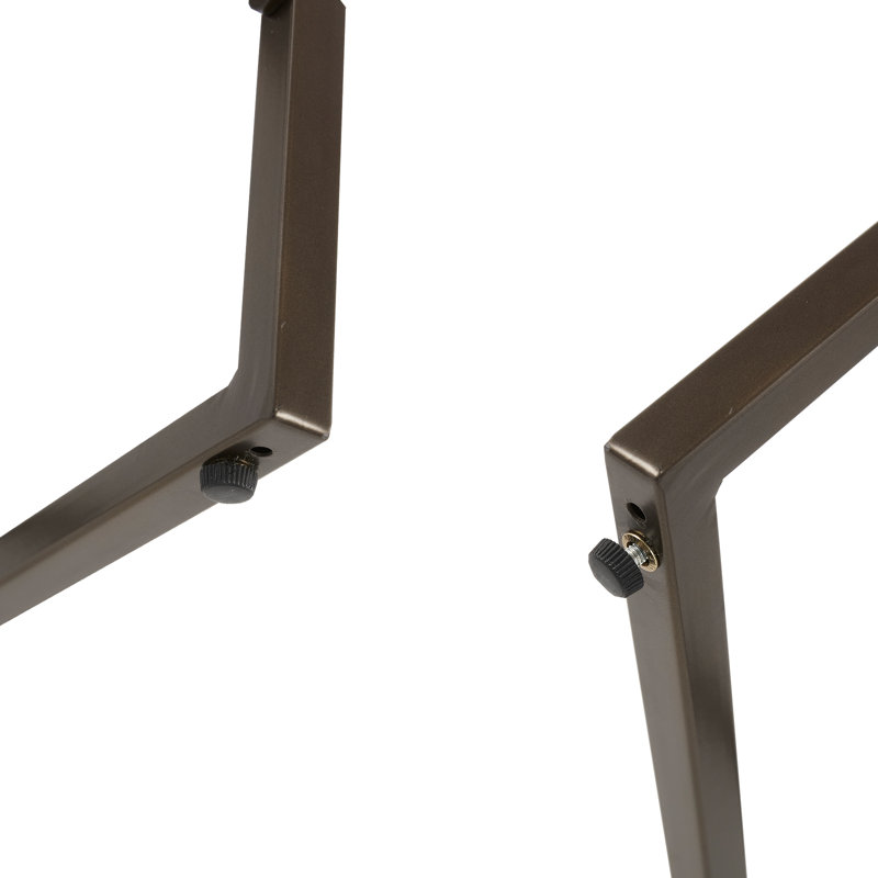 Tabourets de bar modernes avec tabourets de bar rembourrés avec dossier et pieds en métal Modern, Blanc