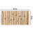 Bamboo  5-7/8"x11-7/8" Fluted Ceramic Wall Tile-90732250