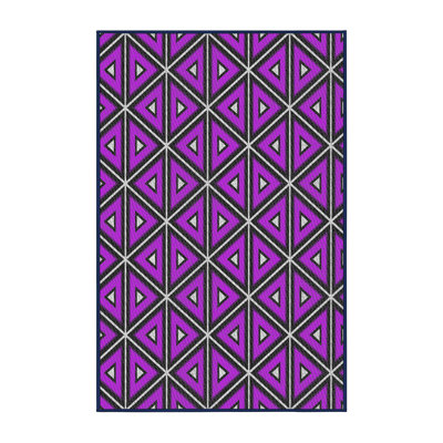 Tapis rose / noir Fairhaven