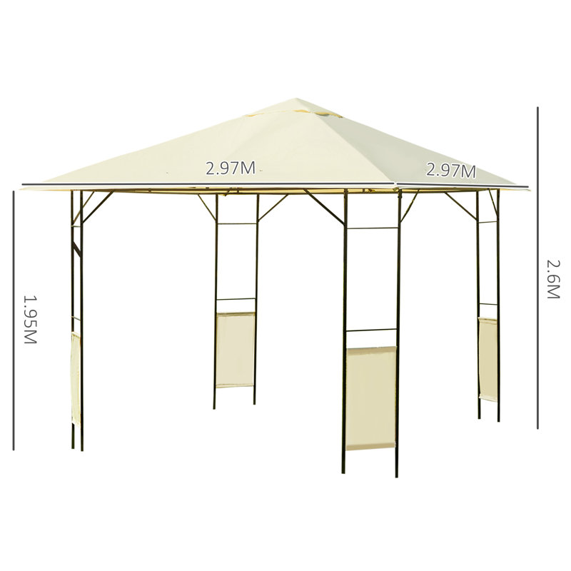 Seeber 3m x 3m Steel Party Tent