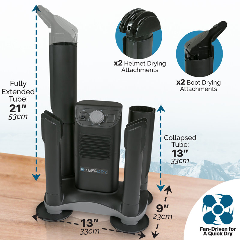 KeepDry High Efficiency Portable Dryer in Black