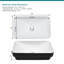 Lavabo de salle de bain semi-encastré en céramique pour salle de bain-124176885-118434221-124176886