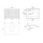 Meuble-lavabo rayé en noyer rayé 24 po avec lavabo en céramique blanche Etna, pré-assemblé-1433096614-1433096609