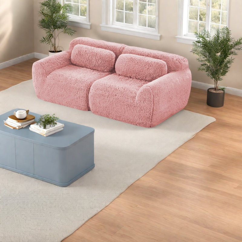 Canapés modulaires doux et moelleux, conception ergonomique pour le salon