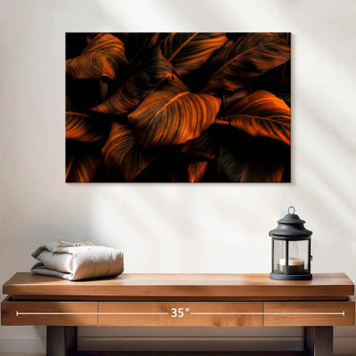 Harnek Bronze Toned Leaves