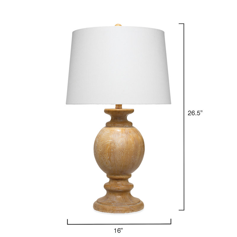 Lampe de table brune 26 po Alcesta
