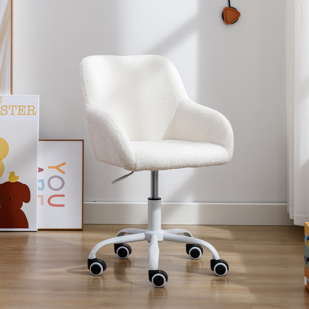 Caraballo Kids 19.5'' Adjustable Height Desk Or Activity Chair Chair and Ottoman Gemma Violet 