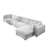 Light Gray Polyester Blend selected
