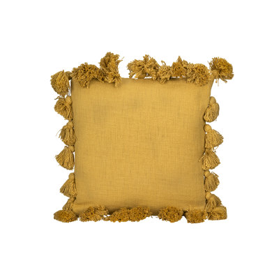Vivienne Tassels Cotton Throw Pillow