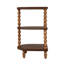 Table d'appoint demi-ronde en bois
