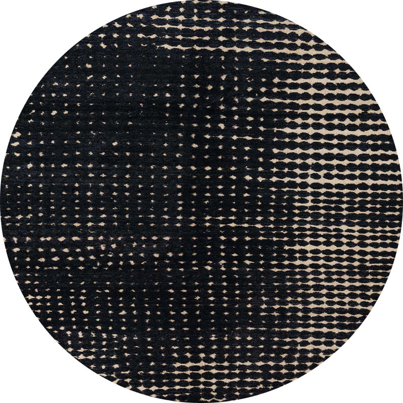 Tapis abstrait moderne 4895, Rond 3 pi
