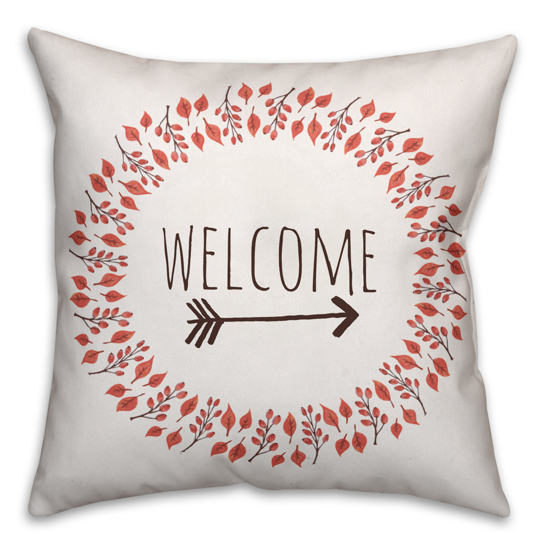 Fall Welcome Throw Pillow Designs Direct Creative Group Pillow
