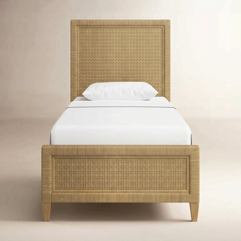 Monterey Woven Bed, Twin, Pumice