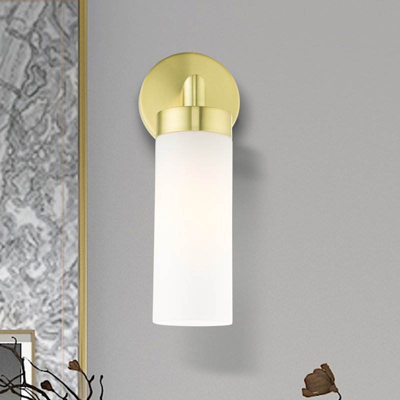 Ainikki Dimmable Bath Sconce, Satin Brass