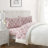 Damask Triple Brushed Cotton Flannel Bed Sheet Set-91885804-91885807