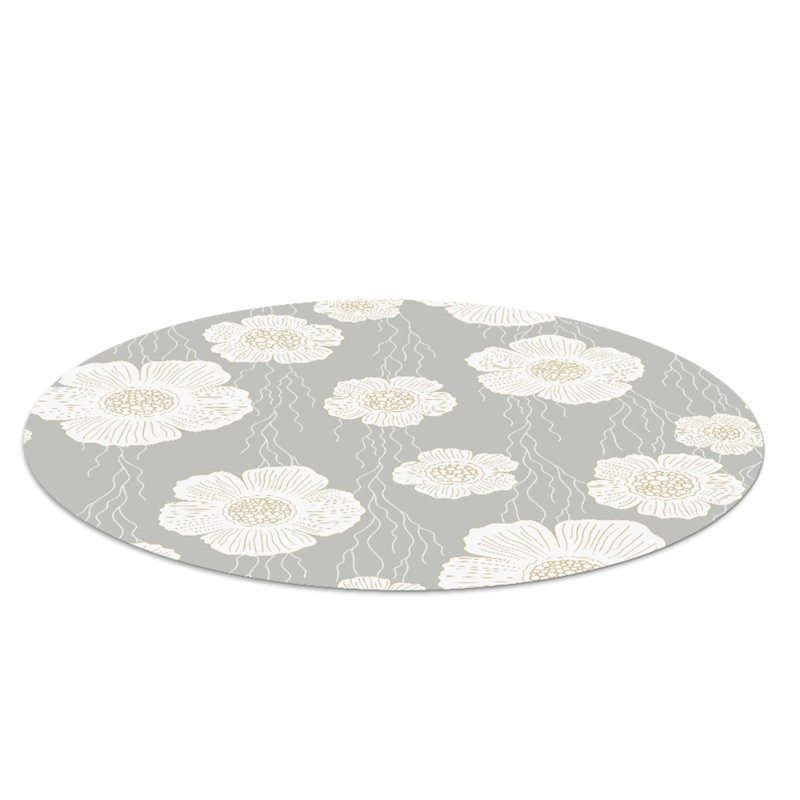 Kassaraba Hard Floor Straight Round Chair Mat