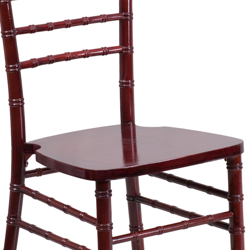 Fauteuil Chiavari Yasmin, Acajou