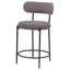 Ensemble de 2 chaises de comptoir rembourrées Boucle-125536619