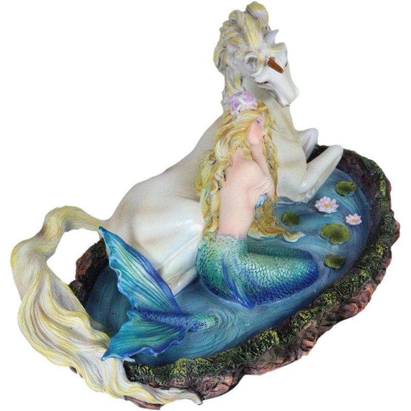 Sirène Eleanor, sirène princesse Ariel et licorne