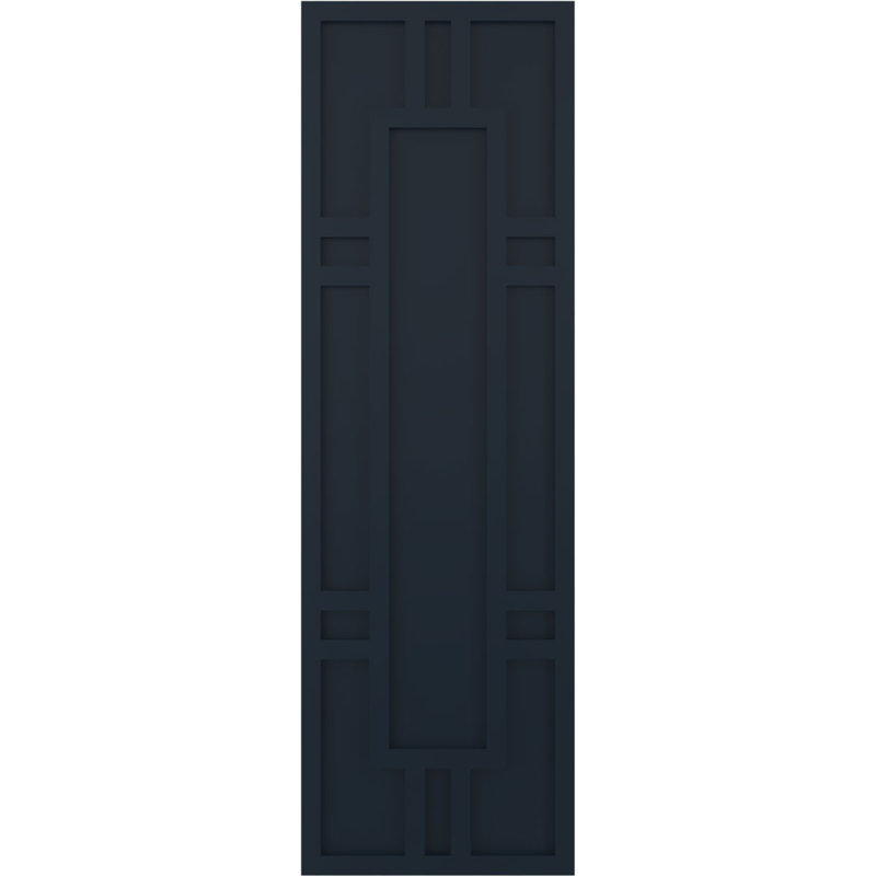 Volets en PVC True Fit Hastings, Bleu nuit sans étoile, 41", 15"