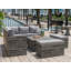 Debbagh Square 9 - Person 89cm Lift-up Long Dining Set-1224373834