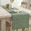 Chemin de table en coton avec bords cousus décoratifs, écharpe de commode, couvercle supérieur de meuble-341046478-437755278-441778283