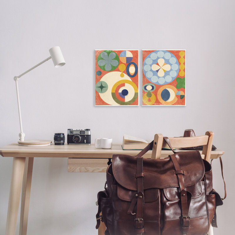  Ensemble de plaques murales rétro mixtes de formes boho par Victoria Barnes
