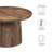 Holloway 30" Round Wood Coffee Table-108891652