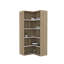 Jazmane 216 cm H x 100 cm W Corner Bookcase