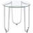 Dutton Chrome 2-piece Round Coffee Table Set