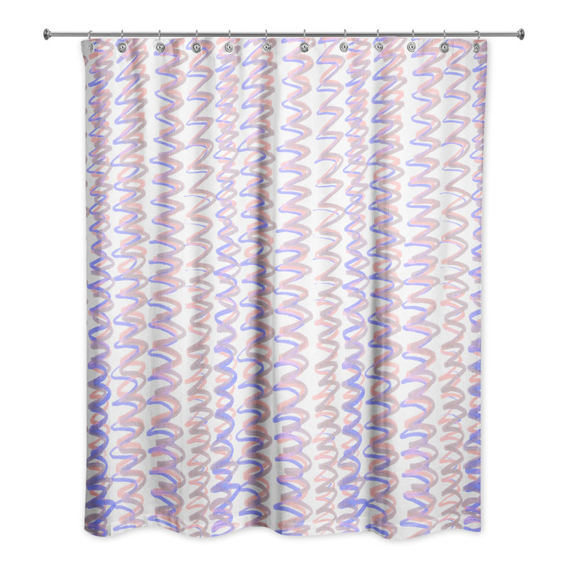 Rideau de douche Robertia, Mauve