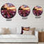 Sunrise & Dramatic Clouds Over Lavender Field IV - Farmhouse Wall Clock-60328727