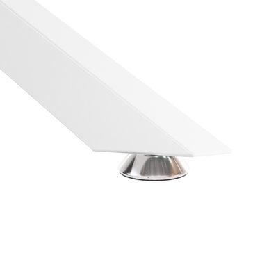 Table basse rectangulaire de 39,29 po en verre transparent avec pieds en métal, idéale pour la présentation au bureau et au magasin, nécessitant peu d'entretien et convenant à la vie, fonction grande capacité