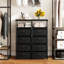 Commode 4 tiroirs avec tablette et bacs de rangement industriels