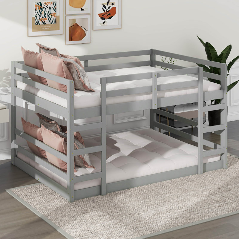 Full Over Full Bunk Bed With Ladder