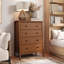 Commode 4 tiroirs en bois massif-260584441