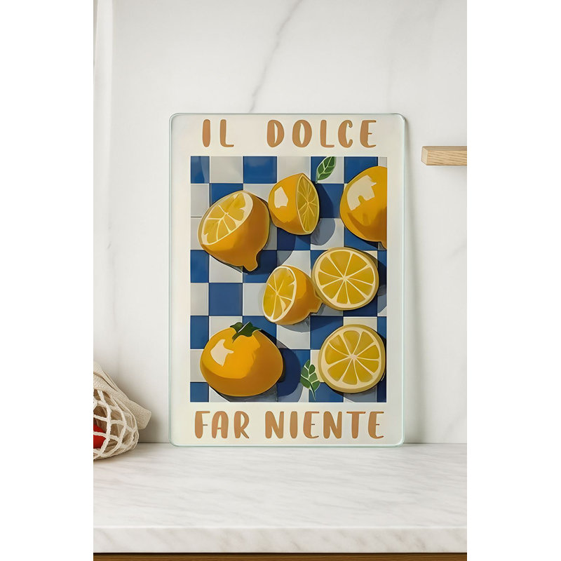 Premium Tempered Glass Cutting Board, 11.8 x 15.7 inches | 100% Antibacterial, Easy Clean Design with Non-Slip Silicone Feet | Ideal for Safe Food Preparation in Kitchen, Stylish & Functional